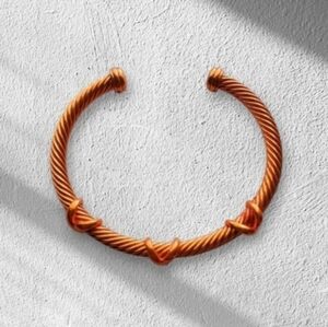 Stylish Twisted "Cable" Bracelet
